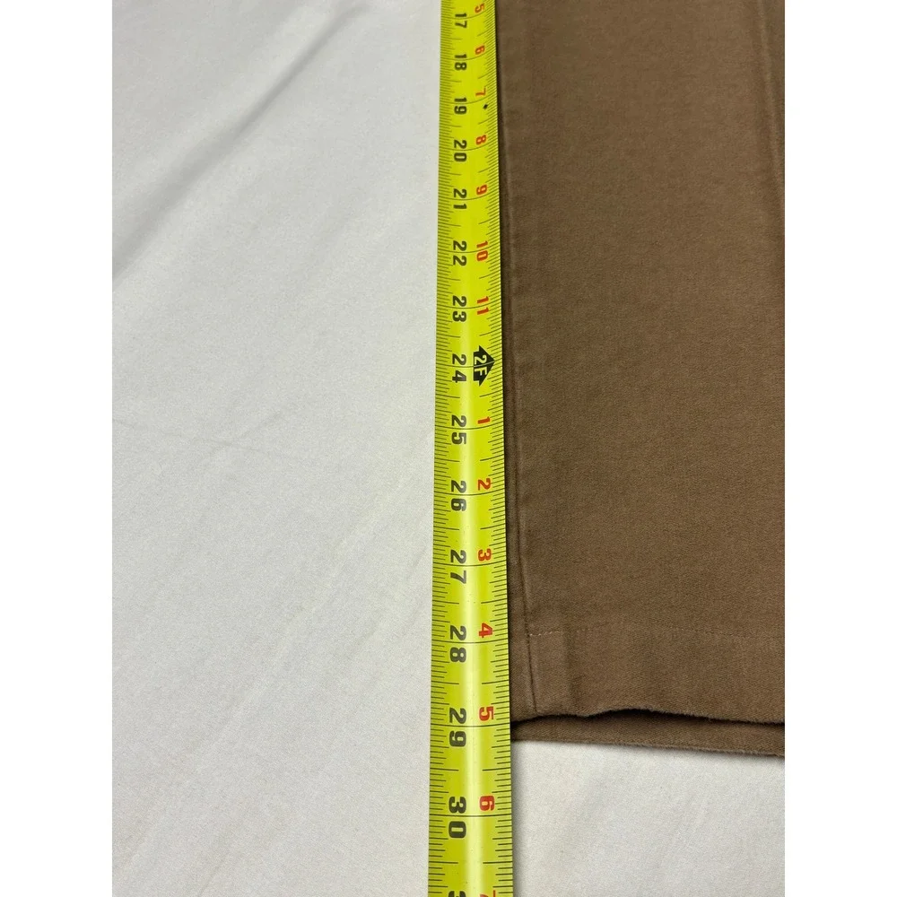 Brooks Brothers Hudson Chinos Mens 38x29 Brown 100% Cotton‎ Flat Front Pants